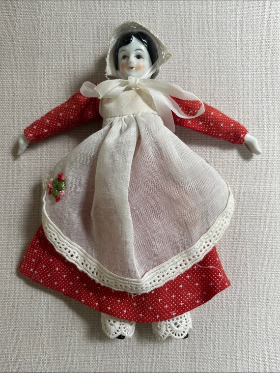 Vintage Other - Vintage Porcelain Doll Ornament